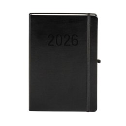 Kalendarz książkowy (terminarz) 2026 MEMOFIX TDW B5 Antra (CZARNY) Antra
