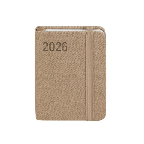 Kalendarz książkowy (terminarz) BEŻOWY AVANGARDA A7 Antra (2026) Antra