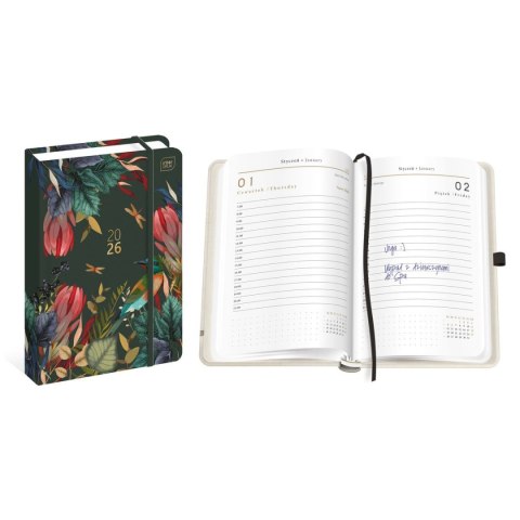 Kalendarz książkowy (terminarz) DZIENNY A5 Interdruk (METAL SAVAGE) Interdruk