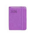 Kalendarz książkowy (terminarz) FIOLETOWY AVANGARDA A7 Antra (2026) Antra