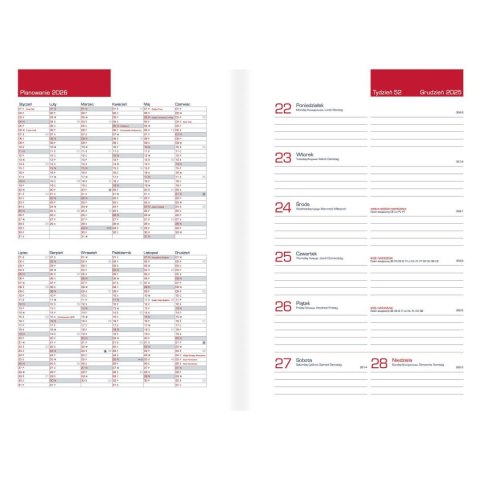 Kalendarz książkowy (terminarz) FROM 100mm x 150mm Oxford (400204133) Oxford