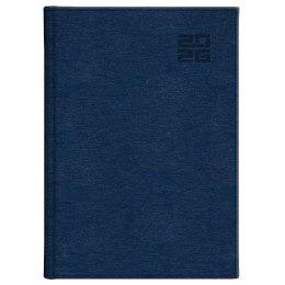 Kalendarz książkowy (terminarz) GRANATOWY aluminium TYGODNIOWY Z NOTESEM A5 (237 A5TNB)