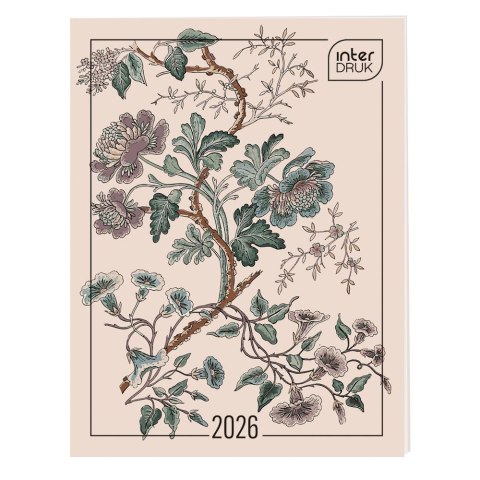 Kalendarz książkowy (terminarz) KIESZONKOWY 80mm x 105mm Interdruk (MIĘKKA OPRAWA) Interdruk