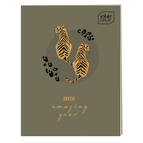 Kalendarz książkowy (terminarz) KIESZONKOWY 80mm x 105mm Interdruk (MIĘKKA OPRAWA) Interdruk