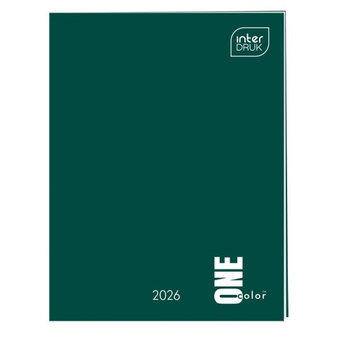 Kalendarz książkowy (terminarz) KIESZONKOWY 80mm x 105mm Interdruk (ONE COLOR) Interdruk