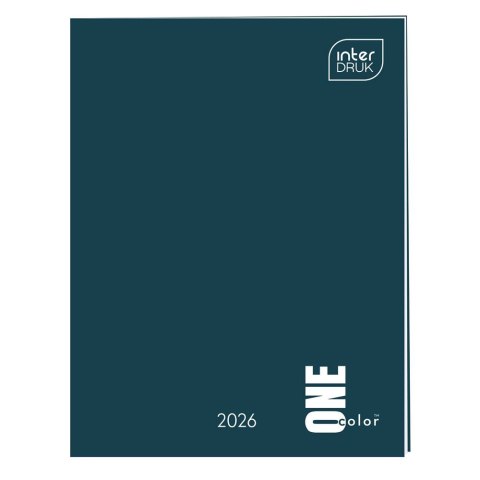 Kalendarz książkowy (terminarz) KIESZONKOWY 80mm x 105mm Interdruk (ONE COLOR) Interdruk