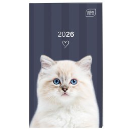 Kalendarz książkowy (terminarz) KIESZONKOWY 90mm x 155mm Interdruk (MIĘKKA OPRAWA) Interdruk