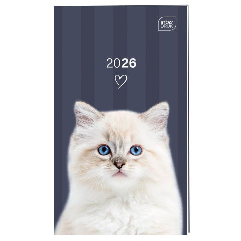 Kalendarz książkowy (terminarz) KIESZONKOWY 90mm x 155mm Interdruk (MIĘKKA OPRAWA) Interdruk