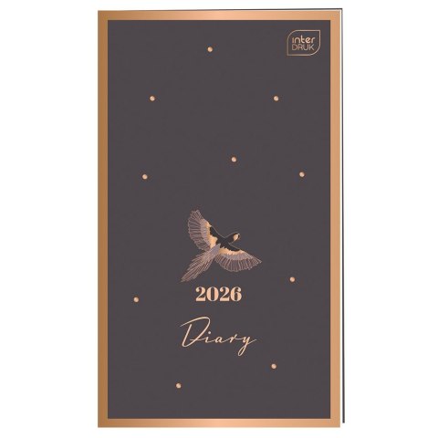 Kalendarz książkowy (terminarz) KIESZONKOWY 90mm x 155mm Interdruk (MIĘKKA OPRAWA) Interdruk