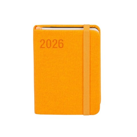 Kalendarz książkowy (terminarz) POMARAŃCZOWY AVANGARDA A7 Antra (2026) Antra
