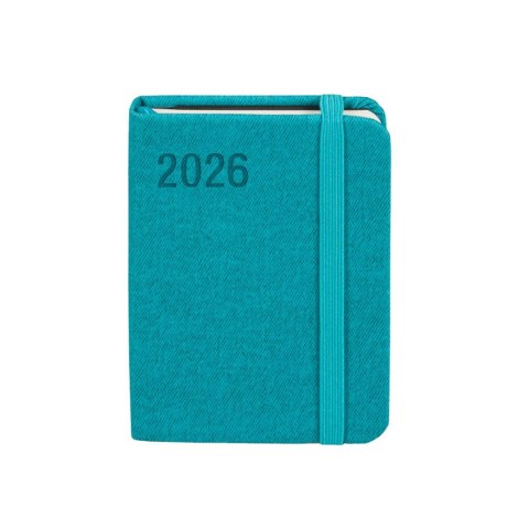 Kalendarz książkowy (terminarz) TURKUSOWY AVANGARDA A7 Antra (2026) Antra