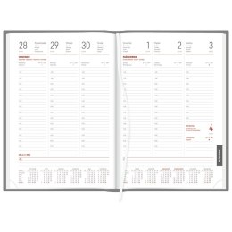 Kalendarz książkowy (terminarz) TYGODNIOWY ALUMINIUM GRANATOWY A4 Wydawnictwo Wokół Nas (237 A4TB) Wydawnictwo Wokół Nas