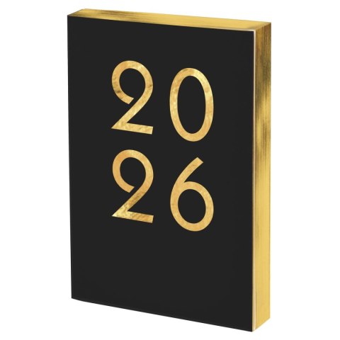 Kalendarz książkowy (terminarz) czarny ART 2026 A5 Antra (A5 DNS) Antra