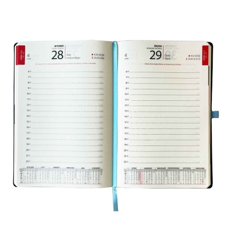 Kalendarz książkowy (terminarz) dzienny książkowy A5 Avanti (KKA5tFLEX) Avanti