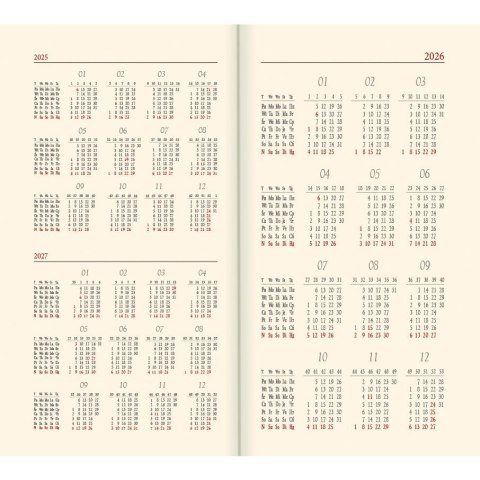 Kalendarz książkowy (terminarz) mix vivella kieszonkowy A6 Lucrum (11T) Lucrum