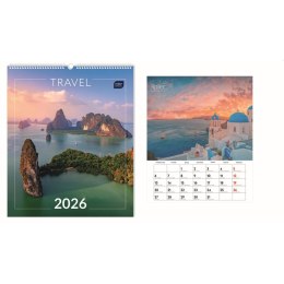 Kalendarz ścienny PLANER 335mm x 400mm Interdruk (TRAWEL) Interdruk