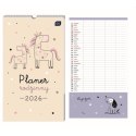 Kalendarz ścienny PLANER RODZINNY 250mm x 430mm Interdruk (PICCOLO) Interdruk