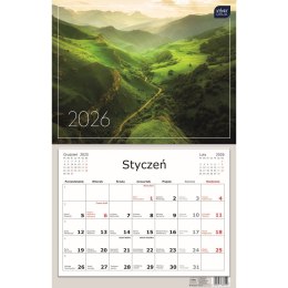 Kalendarz ścienny jednodzielny 320mm x 500mm Interdruk (widoki) Interdruk