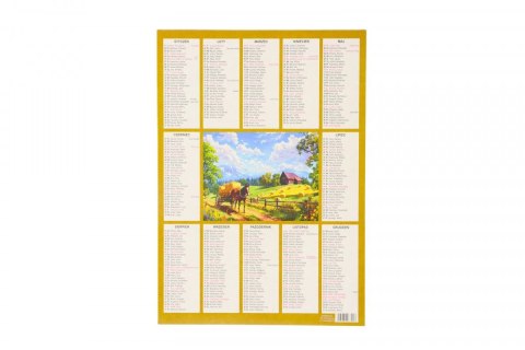 Kalendarz ścienny plakietka 240mm x 340mm Darrieus Darrieus