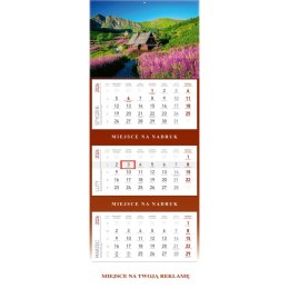 Kalendarz ścienny plecki szare HALA GĄSIENICOWA 297mm x 210mm Wydawnictwo Wokół Nas (KS055B) Wydawnictwo Wokół Nas