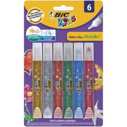 Klej artystyczny brokatowy metaliczny 10,5ml Bic Bic