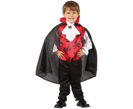 Kostium Zestaw dla dzieci Czerwony Wampir (bluzka z kamizelką, peleryna, żabot), rozm. 92/104 cm Godan (SL-CV92) Godan
