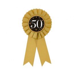 Kotylion 50 urodziny, złoty złoty Godan (YH-KJ50) Godan