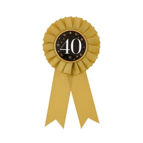 Kotylion jubileuszowy 40 złoty Godan (YH-KJ40) Godan