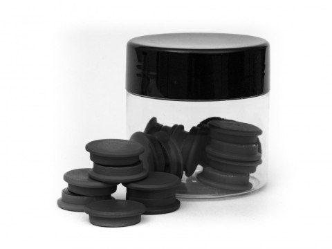 Magnes czarny śr. 20mm Tierra 20 sztuk Tierra