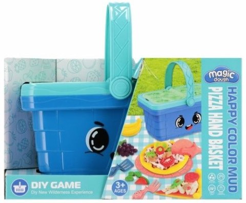 Masa plastyczna dla dzieci w niebieskim koszyku mix Mega Creative (571082) Mega Creative