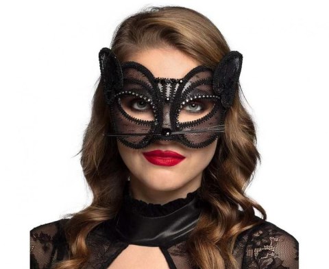 Maska wenecka kot czarny Godan (00202) Godan