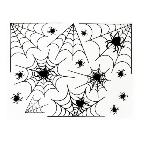 Ozdoba halloweenowa Dekoracja elektrostatyczna - pajęczyna Arpex (HA5050) Arpex
