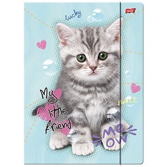 Teczka kartonowa na gumkę MY LITTLE FRIEND A4 mix 300g Unipap Unipap