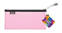 Teczka plastikowa na suwak biała z suwakiem różowy [mm:] 240x120 Tetis (BT609-R) Tetis