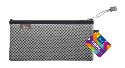 Teczka plastikowa na suwak czarna z suwakiem czarny [mm:] 240x120 Tetis (BT609-V) Tetis