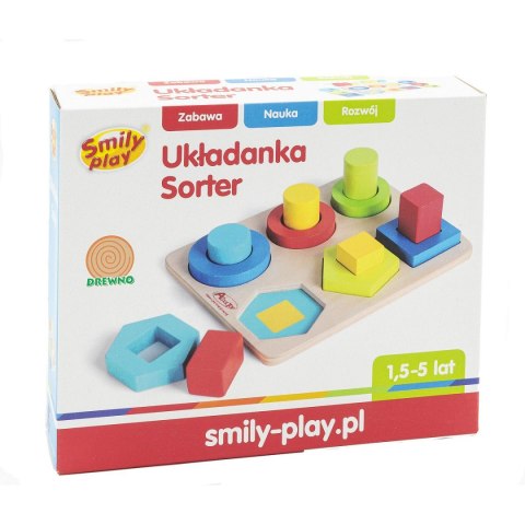 Zabawka edukacyjna sorter układanka Smily Play (AC7666 AN01) Smily Play