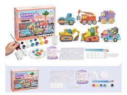 Zestaw kreatywny dla dzieci odlewy gipsowe pojazdy Bigtoys (BZK7094) Bigtoys