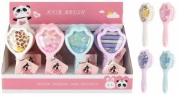 Zestaw piękności szczotka do włosów 15cm, mix Mega Creative (569929) Mega Creative