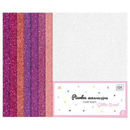 Arkusz piankowy pianka dekoracyjna NC-018 kolor: mix 8 ark. Interdruk (IPIANC018) Interdruk