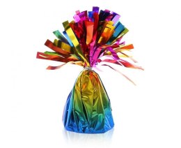 Ciężarek do balonów foliowy tęczowy, 145g Godan (WHT4/TC) Godan