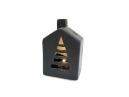 Figurka domek ceramiczny 9 cm led One Dollar (371330) One Dollar