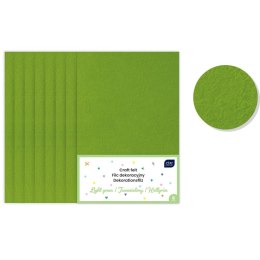 Filc kolor: zielony jasny 8 ark. [mm:] 200x297 Interdruk (IFILCJZIE) Interdruk