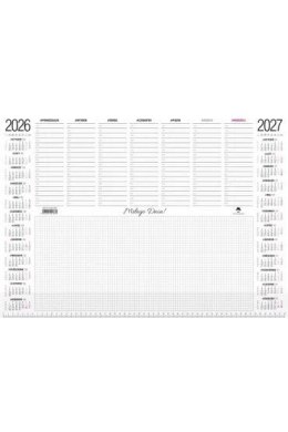 Kalendarz biurkowy duży z listwą 594mm x 420mm Pan Kalendarzyk (A2) Pan Kalendarzyk
