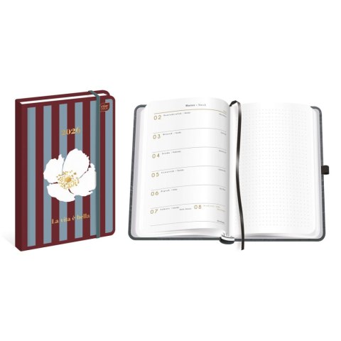 Kalendarz książkowy (terminarz) TUTTO mat+uv A5 Interdruk (192K) Interdruk