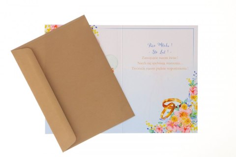 Kartka składana A5 Ślub balony A5 Henry (5905701488254) Henry