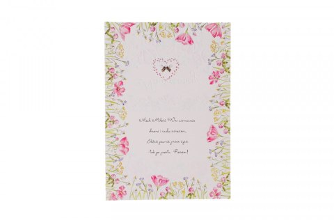 Kartka składana A5 Ślub polne kwiaty A5 Henry (5905701489497) Henry