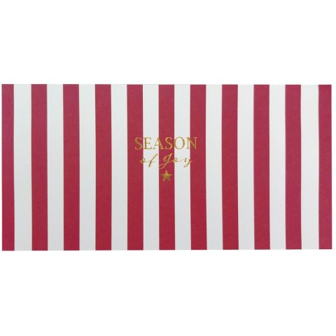 Koperta specjalnego przeznaczenia CHRISTMAS DŁUGIE Z GUMKĄ [mm:] 220x110 Interdruk (5 SZT) Interdruk