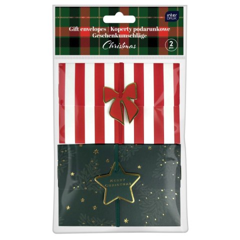 Koperta specjalnego przeznaczenia CHRISTMAS Z GUMKĄ Interdruk (2 SZT) Interdruk