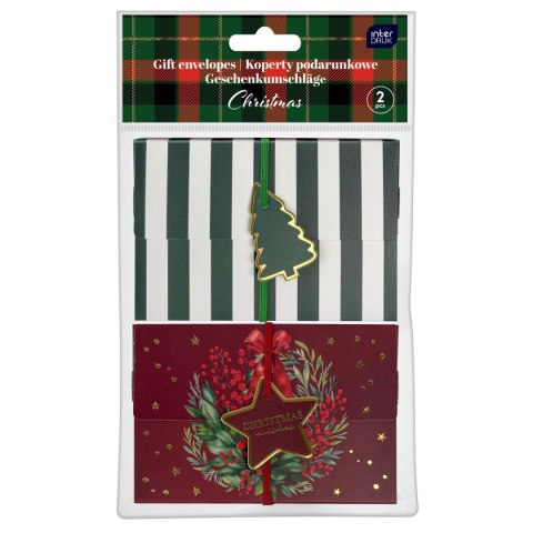 Koperta specjalnego przeznaczenia CHRISTMAS Z GUMKĄ Interdruk (2 SZT) Interdruk