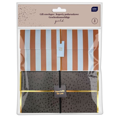Koperta specjalnego przeznaczenia GOLD DŁUGIE Z GUMKĄ Interdruk (2 SZT) Interdruk